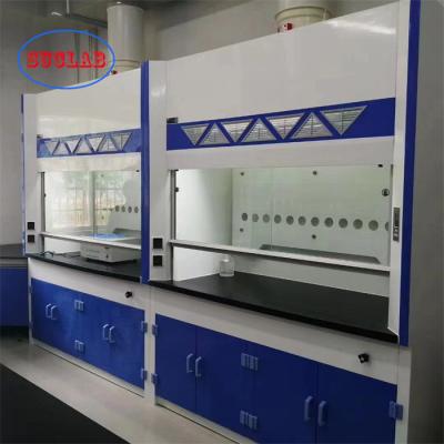 China Class 100 Laboratory Fume Cupboard Controlled Chemical Exposure High Safety Level for sale
