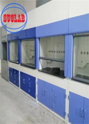 China Full Vertical Sash Opening Laboratory Fume Cupboard With Scrubber Tank en venta