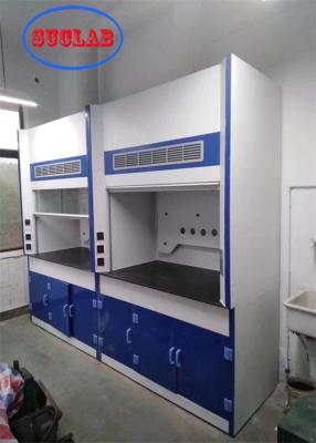 China Fireproof FRP Material Lab Fume Cupboards For Wall Mounted Safety Features for sale