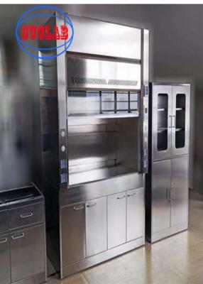 China Safe Ducted Fume Hood System Fume Cabinets with Electronic Control System and Auto Shut-off Features for sale