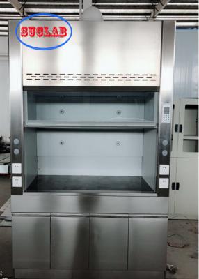 China Flujo de aire horizontal/vertical de laboratorio con conductos de conducción de humos y capó de ventilación de laboratorio Sistema de armario para todos los laboratorios en venta