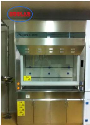 China Laboratory Worker Protection White Ducted Fume Hood Lab Fume Cupboards System with Ducted Exhaust for sale