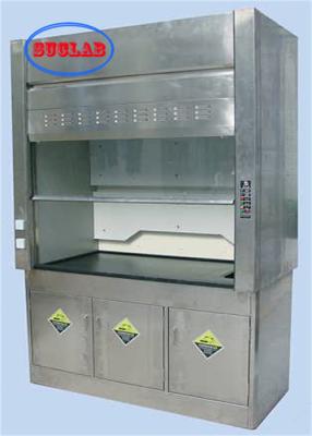 中国 白いチャット式煙突 実験室の煙突 キャビネット 価格 デジタル制御パネル 販売のため