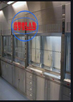 China Microcomputer Control Ducted Laboratory Fume Hood Suppliers with 1000m3/h Air Volume for sale