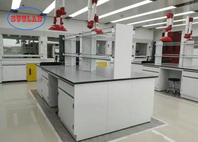 China Floor Mounted Structure Steel Made Laboratory Workstation For Instrument Rooms Usage for sale