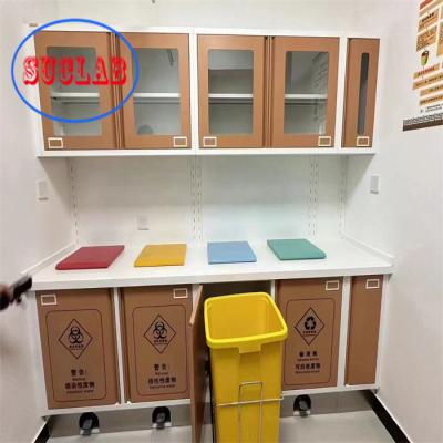 China Three Section Slider Hospital Medical Cabinet Malaysia Stainless Steel Handles Adjustable Shelves for sale