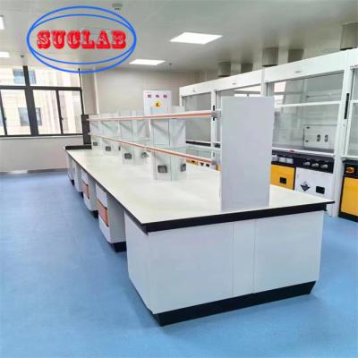 中国 Integrated Steel Chemistry Lab Furniture With Cabinets Modern Design Easy Installation / Storage Function 販売のため