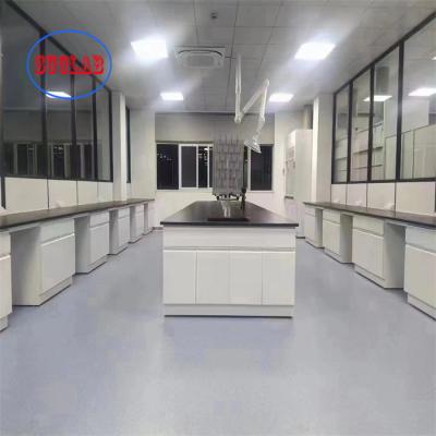 China Customizable Chemistry Lab Furniture Modern Powder Coated Tables Integrated Design Te koop