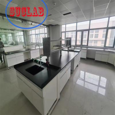 China Excellent Customer Service Chemistry Lab Workbench Wood Lab Casework with Some Assembly Required en venta