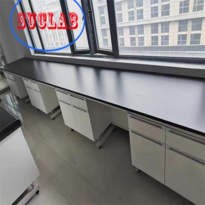 China Chemical Resistant Chemistry Lab Workbench Laboratory Furniture Hong Kong With  Phenolic Resin Worktop for sale