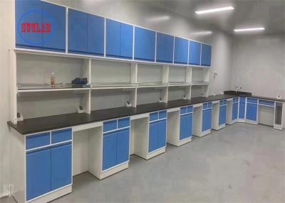 China Muebles de laboratorio de química rectangular Hong Kong con DTC 105\u00b0 bisagra de amortiguador en venta