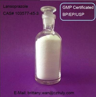 China Lansoprazole Active Pharmaceutical Ingredients For Antiulcer Pharmaceutical , Cas 103577-45-3 for sale