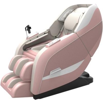 China 4D 125cm Long L Track Massage Chair With Automatic Extendable Legrest for sale