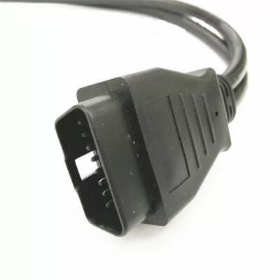 China IATF16949 J1962 OBD2 Connector Cable With 16pin Injection Plug For Vehicle Diagnostic for sale