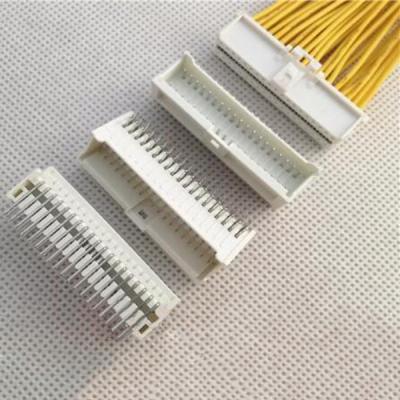 China Receptacle Housing Dual Row White 38 Pin 2mm Pitch Connector  Ul Approved for sale