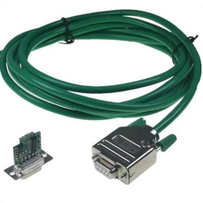 China Customized PVC Material Molded Wire Harness Cable Assemblies With Right Angle D-Sub Connector for sale