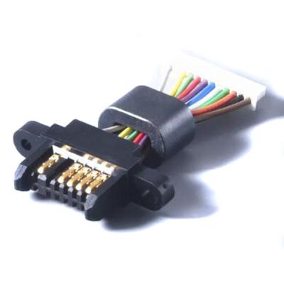 China Lange 100 mm draadbandkabel met platte IDC-connector voor printplaat Te koop