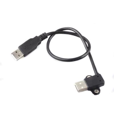 Chine M8 24AWG Matériau en cuivre câble de communication de données de type USB A à USB A adaptateur à vendre