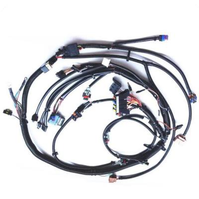 China Custom  Black Crimp Terminal  Wire Harness Cable Assembly Ul Approved for sale