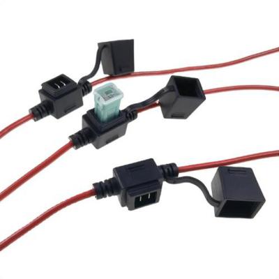 China OEM Car Audio Wiring Harness Assembly For RCA Speakers With Fuse Holder for sale