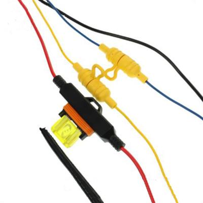 China Max Pvc Material In Line Fuse HolderWiring Harness Cable Assembly For Battery Power Cord Connection for sale