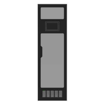 中国 コンピューター室のマイクロ モジュールのデータ センタ システム黒の単一のキャビネット220V AC 50HZ 販売のため