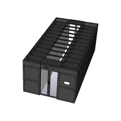 China scalable Containerized Data Center Double Row Minimize Maintenance 100KVA Datacenters for sale