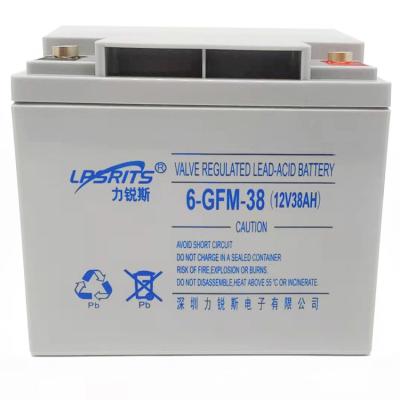 China UPS / Solar / Telecom verzegelde loodzuurbatterij 12v 38Ah en onderhoudsvrij Te koop