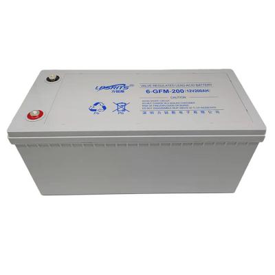 China Short Circuit Protection 12V 200Ah Deep Cycle Lead Acid Battery for Marine Applications for sale