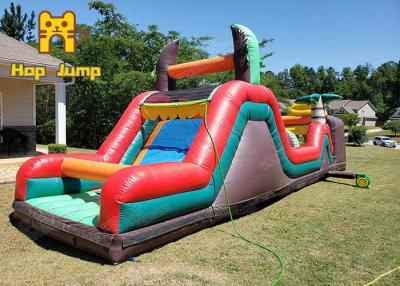 China 3x7m Childrens Bouncy Castle With Slide 2000N/50mm City Bounce Jumpers for sale