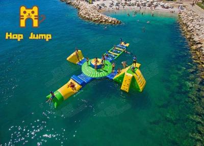 China HOP JUMP Floating Inflatable Water Park For Toddlers Easy Install for sale