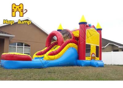 China Jumping Inflatable Bouncer Combo 0.55mm Pvc Inflatable Bouncer Slides for sale