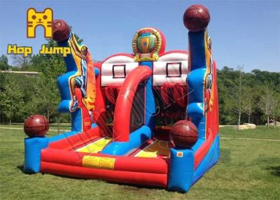 China Interactive Game Basketball Inflatable Sport Game For Kids Outdoor for sale