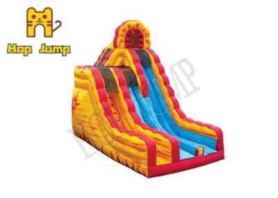 China Children Backyard Inflatable Dry Slide Fun Game Water Wet Dry Slide for sale