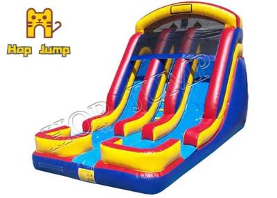 China Dual Lane Giant Wet And Dry Inflatable Slide With Blower HOP JUMP for sale