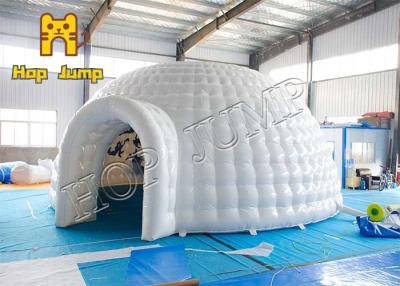 China White Plato PVC Inflatable Event Tent Blow Up Igloo Dome For Rental for sale