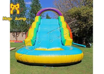 China Kids Commercial Marble PVC Inflatable Water Slide Dry Slide Bouncy Castle for sale