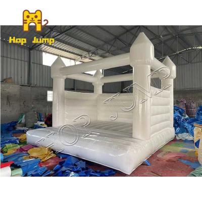 China White Inflatable Bounce House 14ft Pvc Packing Bag With Fire Retardant for sale