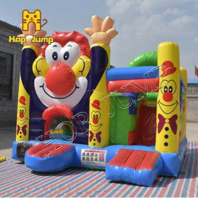China Material do Pvc da categoria comercial da casa de Kids Inflatable Bounce do palhaço à venda