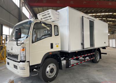 China Low Energy Consumption 4x2 10 Ton Refrigerated Truck 160HP RHD for sale