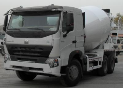 China 10 Cubic Meters Concrete Mixer Truck With Pump A7 371HP 6X4 RHD for sale