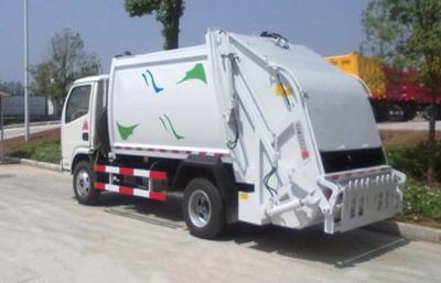 China Camiones grandes de la gestión de desechos de sólido de la capacidad de cargamento con la caja de la colección en venta