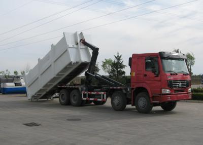 중국 SINOTRUK HOWO 20-25 CBM 포가 이동할 수 있는 쓰레기 분쇄 처리 트럭 판매용