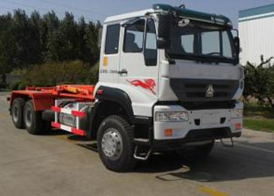중국 포가 이동할 수 있는 쓰레기 수거 트럭 SINOTRUK 25CBM 6X4 LHD 판매용