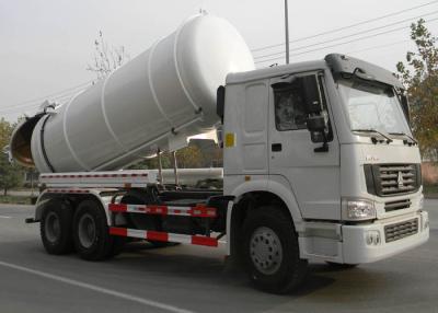 China High Efficiency 17CBM LHD 336HP Vacuum Sewage Truck For Urban Rain Wells for sale
