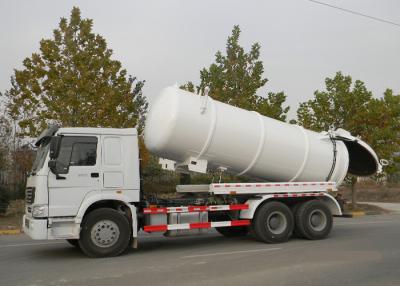 Chine Camion d'aspiration d'eaux d'égout SINOTRUK HOWO pour l'entreprise 20CBM LHD 336HP d'hygiène à vendre