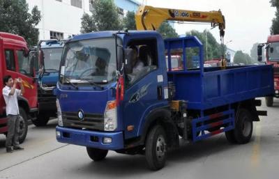China O caminhão profissional do transporte do encanamento montou o tipo de movimentação do guindaste 4×2 à venda