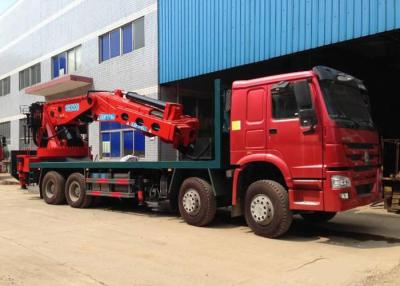 China Grúa montada camión hidráulico 25 toneladas de XCMG, grúa hidráulica del auge del nudillo en venta