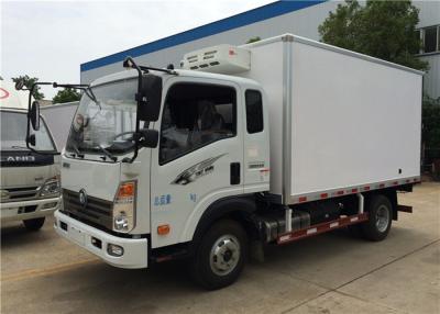 China vegetables Transporting 5 Ton Refrigerated Truck With Closed Van 4×2 for sale