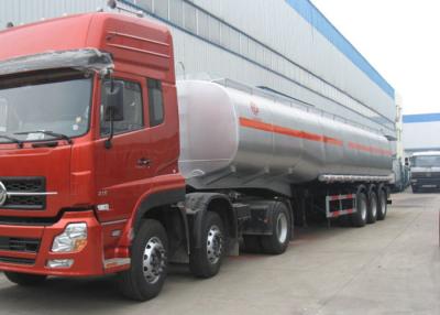 China Camión de remolque bajo de pivote del consumo de combustible 45-60 CBM #90 semi/camión de gasolina y aceite en venta